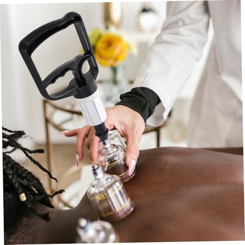 Bomba de succión manual para ventosas de cupping, herramienta de masaje por vacío para terapia miniatura 6