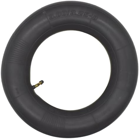 QsEzDo 3.00/3.25-8” Butyl Rubber Inner Tube for Dual-Wheel Home Utility Yard Wheelbarrow Garden Cart, 1 Pack, with TR87 Bent Metal Valve Stem