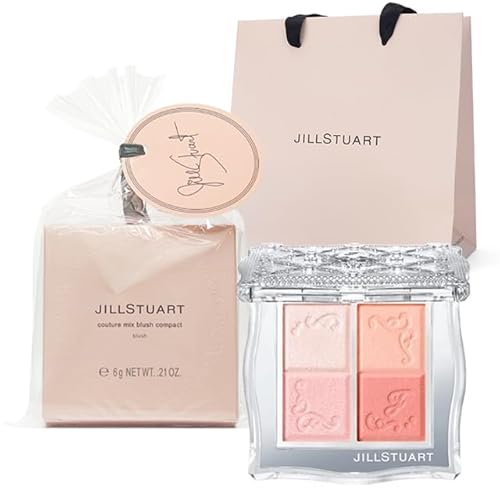 【国内正規品・ラッピング済み】JILL STUART ジルスチュアート クチュール ミックスブラッシュ コンパクト (#04 peppy peach) 6g 4色 チークカラー メークアップ 化粧品 コスメ 母の日 誕生日 クリスマス プレゼント ホワイトデーお返し ショッパー付