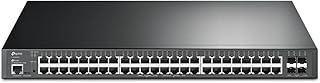 TP-Link TL-SG3452XP | 48 Port Gigabit L2+ Managed PoE Switch | 48 PoE+ Port @500W, 4 x 10G SFP+ Slots | PoE Recovery | Support Omada SDN | IPv6 & Static Routing