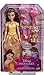 Mattel Disney Princess Belle Fashion Doll & Dog Figure with Color Change Spots, Bathtub, Brush & Hair Accessories, Inspired by Beauty & The Beast