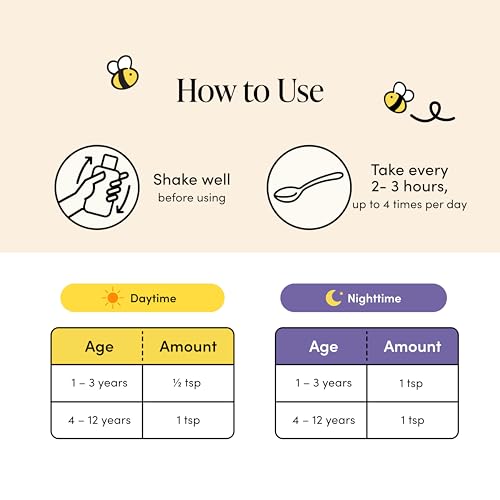 Image of Beekeeper's Naturals Kid's Cough Syrup Value Pack 2-Pack 4 fl oz Each | Value Pack, Immune Support with Elderberry, Vitamin C, D, Propolis & Raw Honey, Soothing, Clean Ingredients