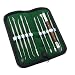 10 PCS Wax Carving Tools Dental Waxing Instruments with Case, Stainless Steel Wax Carvers Set - Metal Clay Sculpting Pottery Sculpture Tools - Double Ended DIY Waxing Modeling Kits