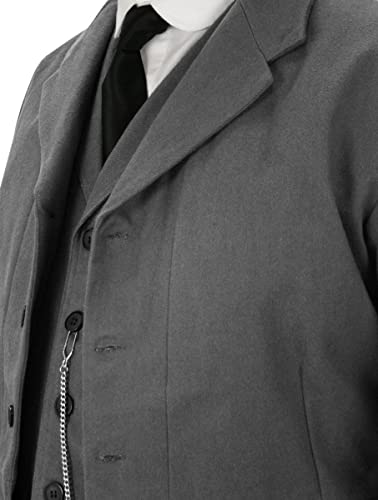 Historical Emporium Men's 100% Brushed Cotton Frock Coat2