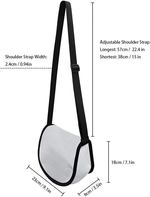 Miniatura 2 de Daulesho Van Gogh Starry Night - Bolsa pequeña para mujer, diseño abstracto, estético, colorido, informal, paquete de bolso semicírculo