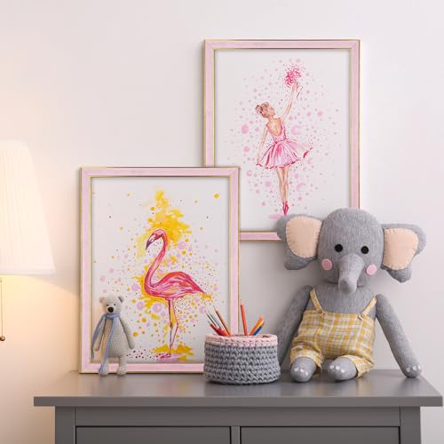 euwazram Suede A4 Frame - Single Frame, Elegant Pink 8.27x11.69 inch Picture Frame, A4 Poster Frame for Artwork, Puzzles, Photos, Movie Posters, and Wall Display by euwazram - Image 7