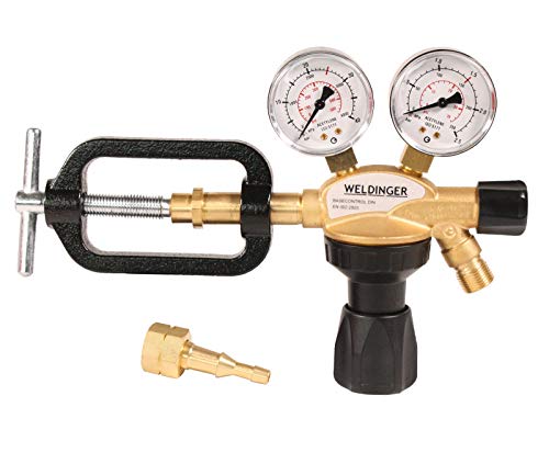 WELDINGER 'PRO' Druckminderer Messing für Acetylen-Mehrwegflaschen
