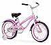 Firmstrong Girl's Bella Bicycle with Training Wheels, 16-Inch, Pink