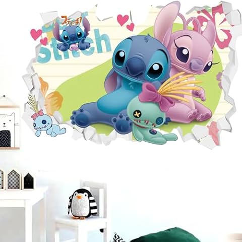 ZE HIAN Cartoon Girls Wall Stickers Cover