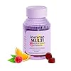 Lemme Women's Multivitamin Gummies, Daily Nutritional Support with Vitamins A, C, D, E, Biotin, Folic Acid, Zinc & Inositol, Bone, Brain, Skin & Immune Health, Raspberry Orange, 30-Day Supply