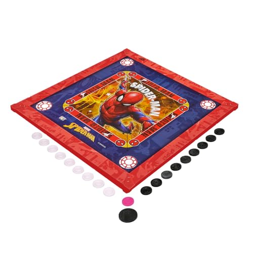Amazon Brand – Jam & Honey Spiderman Carrom Board for Kids | 20x2...