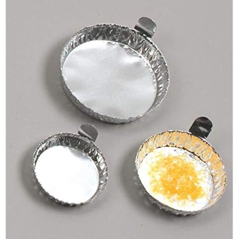 Weighing Boats,W-B57-AL-500, Aluminum, 57mm, Medium, with Handle, Pack of 500 Cover