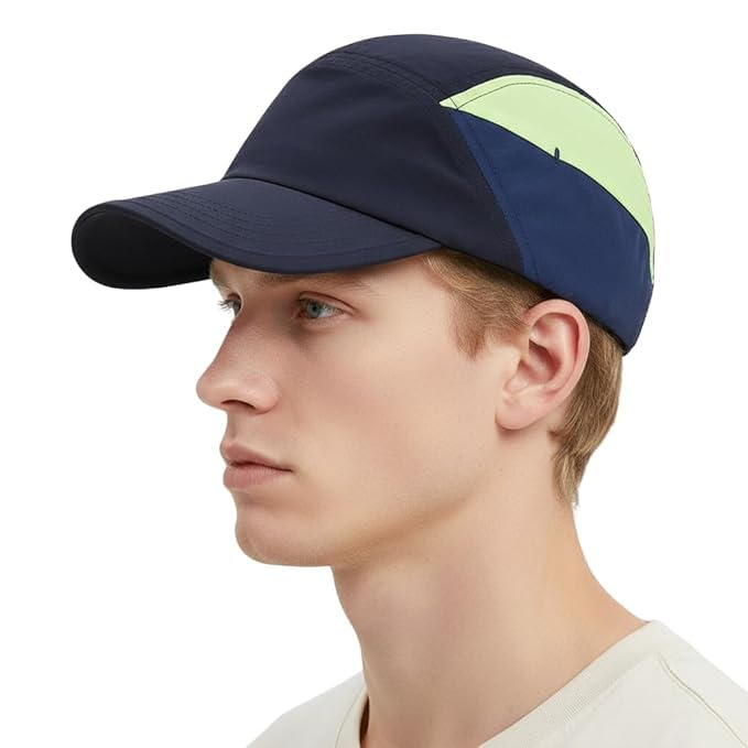 Image of Venzina Summer Cap for Men UPF 50+ Sun Protection Ultra Lightweight Breathable for Cricket Running Gym Tennis Cycling