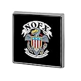 ピンバッジ NOFX バンド ロック ブローチ 徽章 ボタンブローチ 缶バッジ 合金製 襟章 アクセサリー 正方形 お洒落 軽量 人気