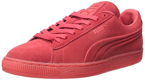Puma Men's Suede Classic Emboss Sneaker, High Risk Red, 11 D US