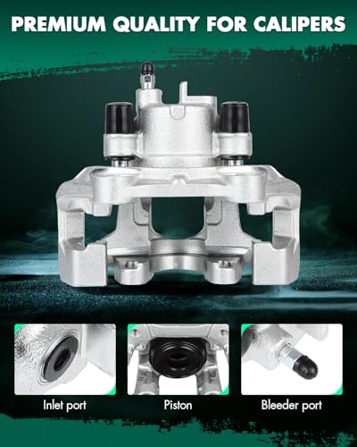 Image of SCITOO 18B5300 18B5301 Rear Left & Right Disc Brake Calipers Assembly w /Bracket For Dodge For Durango 2011-2018,For Jeep For Grand Cherokee 2011-2018