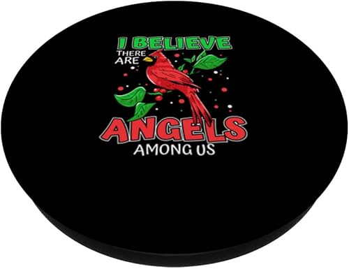 Miniatura 2 de Cardinal I believe there are angels among us PopSockets Standard PopGrip