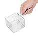 Hapivida Mini Frying Basket ze stali nierdzewnej Fry Fry Fry Serwetki Basket Square Snack Basket Kuchnia Narzędzie kuchenne