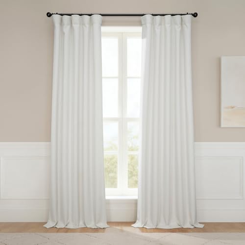 HPD Half Price Drapes - Faux Linen Curtains for Living...