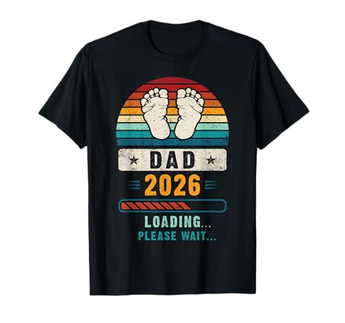 Dad 2026 Loading, Pregnancy Reveal, Expecting Father T-Shirt
