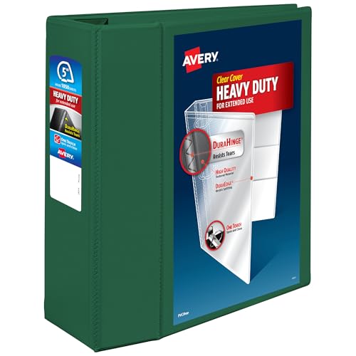 Classeur 3 anneaux grand format Avery vert personnalisable 79111