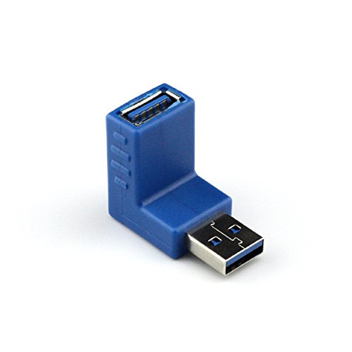 CABLESETC USB 3.0 Right Angled 90 Degrees Coupler (B01DQILU7Y) Amazon Price History, Amazon Price Tracker