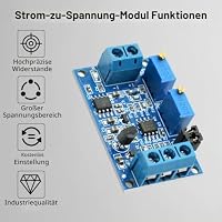 Strom zu Spannungsmodul AYWHP 2 PCS Strom Spannungs Konvertermodul 0/4-20mA zu 0-3,3V 5V 10V stromwandler Signalumwandlung Platine – Ansicht 6