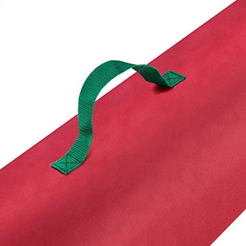 Tiny Tim Totes 5094 Canvas Red Premium Gift Organizer | 40.5 Inch Wrapping Paper, 1-Pack #TOP4