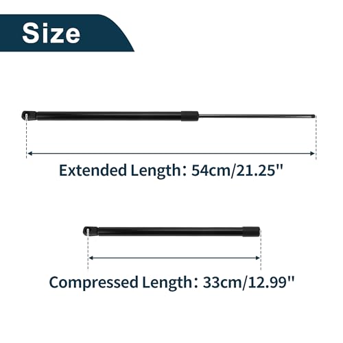 TUCKBOLD Lift Supports Struts for Chevrolet Astro for GMC Safari 1992-2000 No.15694149/15716095 Rear Window Glass Gas Spring Black 2 Pcs by TUCKBOLD - Image 6