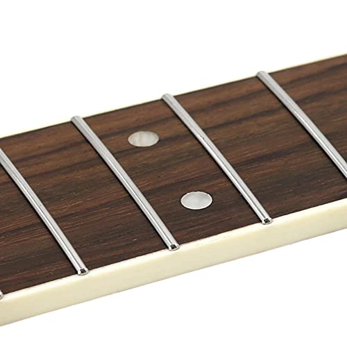 Huatool Guitar Fret Wires Nickel Silver 2.2Mm Round Fret Wire Set Guitar Fingerboard Guitar Parts Accessory Replacement, For Acoustic Guitar, 21Pcs,Ready To Use After Installation #TOP3