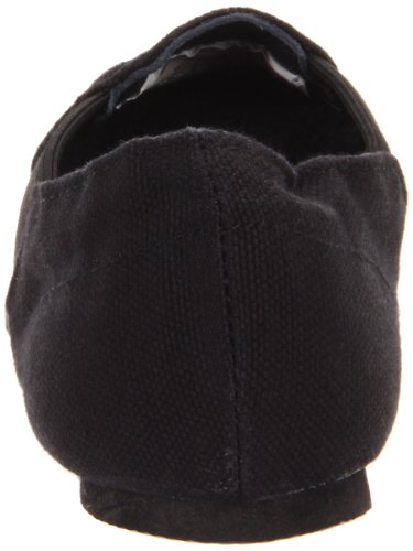 Sansha Modernette Canvas Ballet Shoe (Little Kid/Big Kid),Black,Sansha Size K (3 M US Little Kid)3