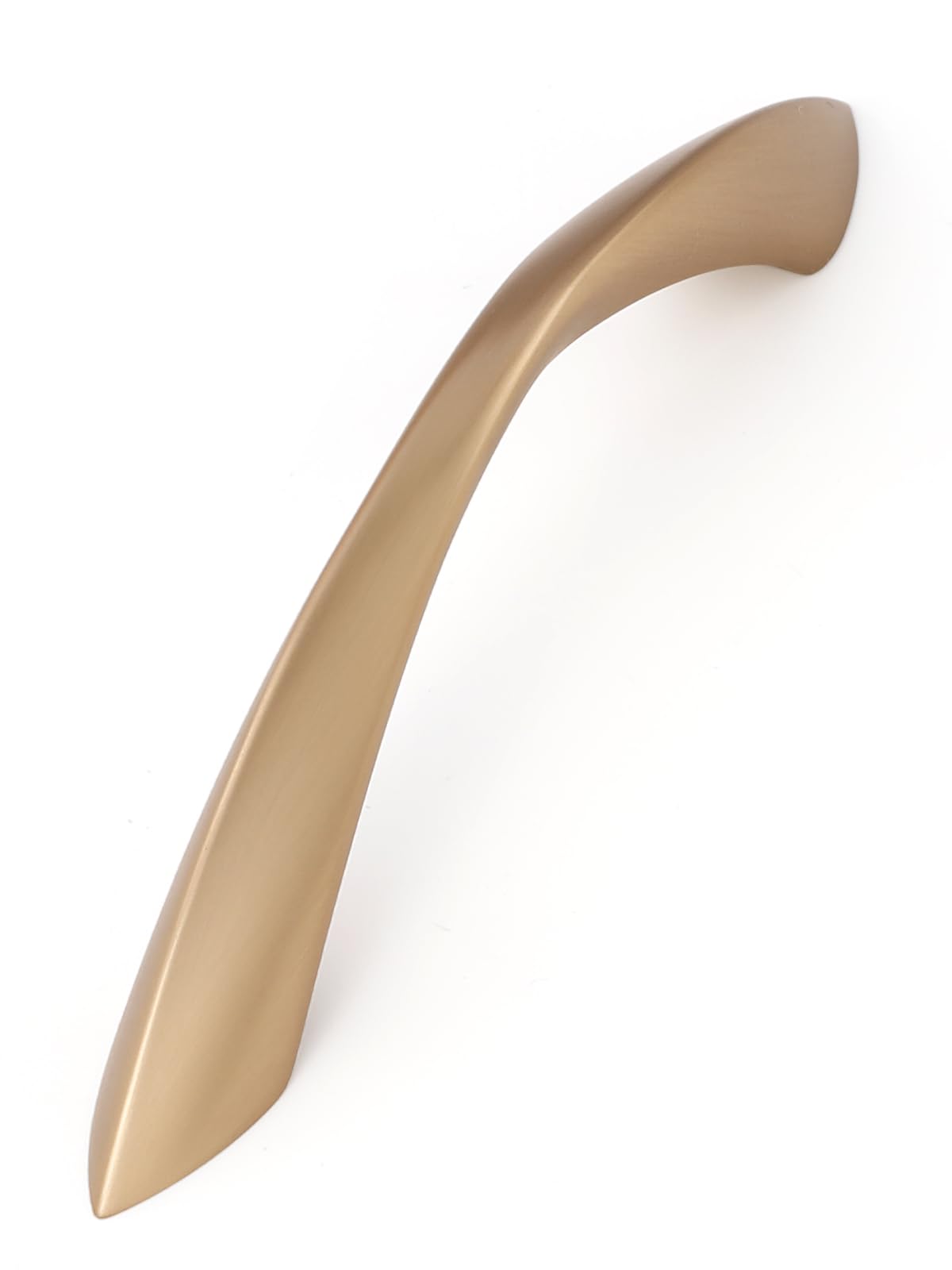 5 Pack Champagne Bronze Cabinet Pulls 3-3/4 Inch Arch Twisted Brass Handles Drawer Kitchen Cupboard Bathroom Dresser Cabinet Hardware Zinc Alloy
