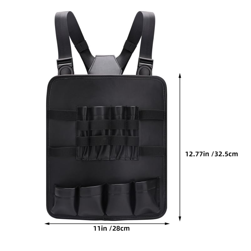 FRCOLOR Friseur Brusttasche Friseur Werkzeugtasche Aus Oxford-Stoff Mit Verstellbaren Trägern Scherenhalter Für Stylist Taschen Für Friseurwerkzeuge Schnellzugriff Für Kämme Und Haarschneidemaschinen