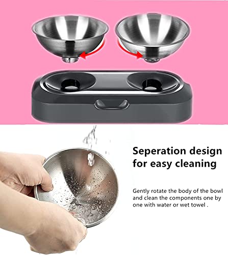 Pewingo BRACETEK Raised Cat Bowl With Stainless Steel thumb #6