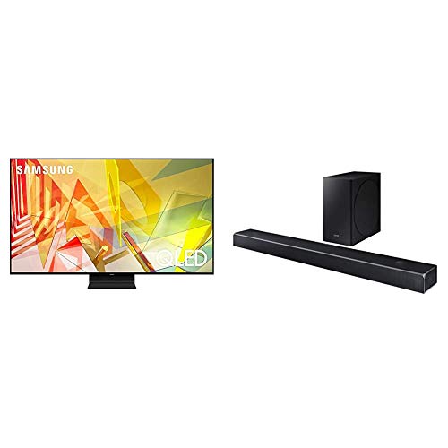 Samsung Electronics 85-inch Class QLED Q90T Series - 4K UHD with Harman Kardon 5.1.2 Dolby Atmos Soundbar