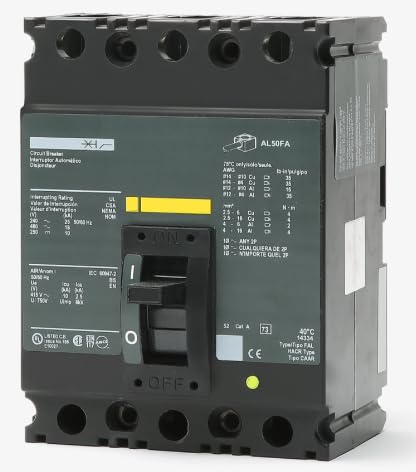 FAL34060 - Molded Case Circuit Breaker Feed-Thru - 60 Amp - 3 Pole - 480 Volt