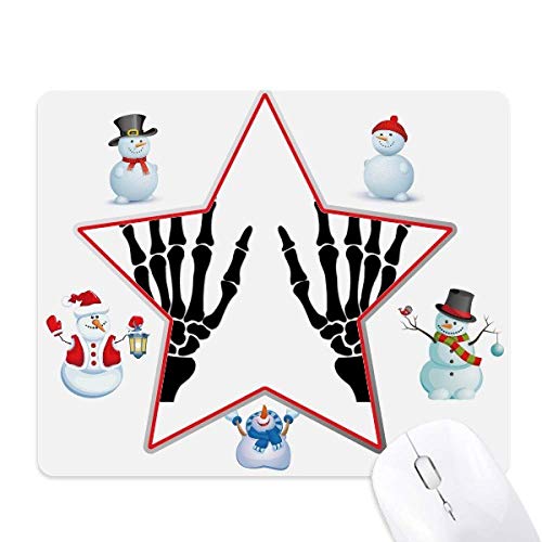 Tapis de souris squelette antidérapant pour éviter fatigue poignet