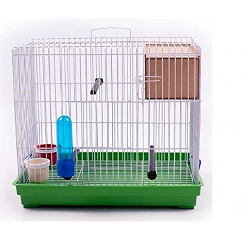 Gaiola Criadeira para Periquito e Pássaros Pequenos Completa com Ninho Verde