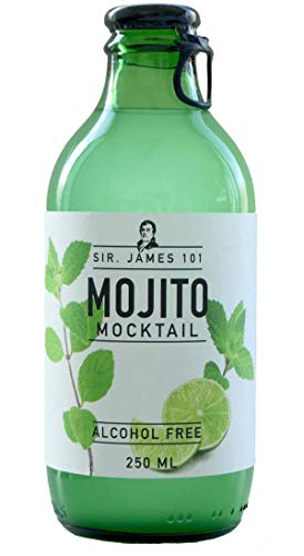 Mocktail, sin alcohol, caja de 12, Sir James 101, Mojito sin alcohol.