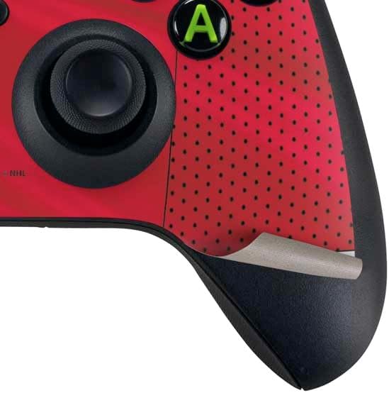 Skinit Decal Gaming Skin Compatible with Xbox Series X Bundle - Officially Licensed NHL Blackhawks Red Stripes Design