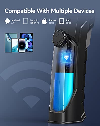 Teslong Dual Lens Endoskopkamera mit Licht, 1080P WiFi Endoskopkamera, Wasserdichtes Endoskop,...