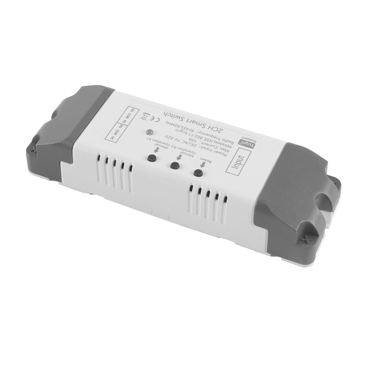 Controlador de actuador lineal eléctrico WiFi 2 canales Relé inteligente 12V 24V CC compatible con asistente de voz