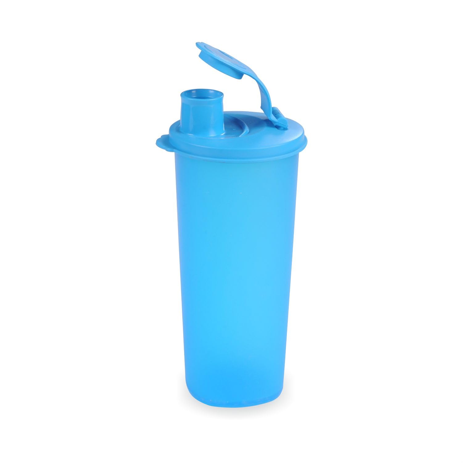 Signoraware Stylish Sipper Air Tight Spill Proof Water Bottle with Closing Knob, Plastic Container, Easy to Carry Water Juice More, BPA Free Food Grade Storage Containers and Holders (370ml, T Blue)