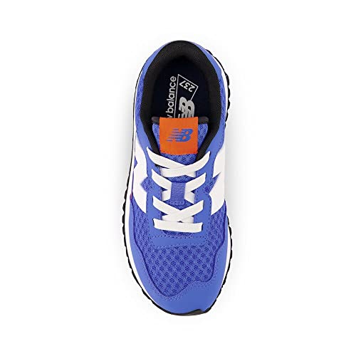 Image of New Balance Kids 237 Bungee Sneaker, BRIGHT LAPIS /POPPY, 3 W Little Kid (4-8 Years)