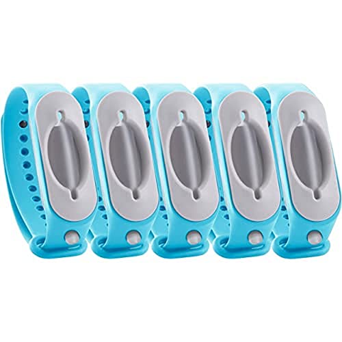 Cleanbrace Desinfektionsarmband (Blau), Handdesinfektion für unterwegs,...