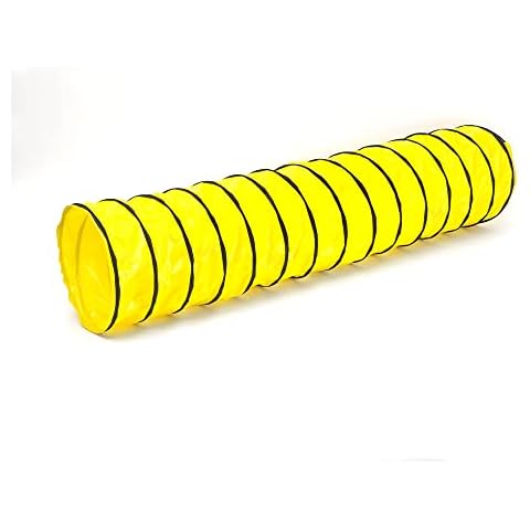 Yellow Children's Activity Tunnel - 560mm diameter wide, 3m Length, Strong and Flame Retardant Pop Up Play Tunnel, Indoor or outdoor kids Portable Play Tunnel, One Size (PT3560180CEY) Cover
