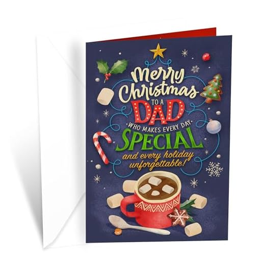 Eco-Friendly Christmas Card for Dads