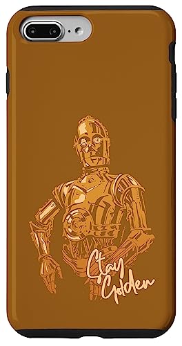 Coque iPhone 7 Plus/8 Plus Star Wars C-3PO étui de protection rigide