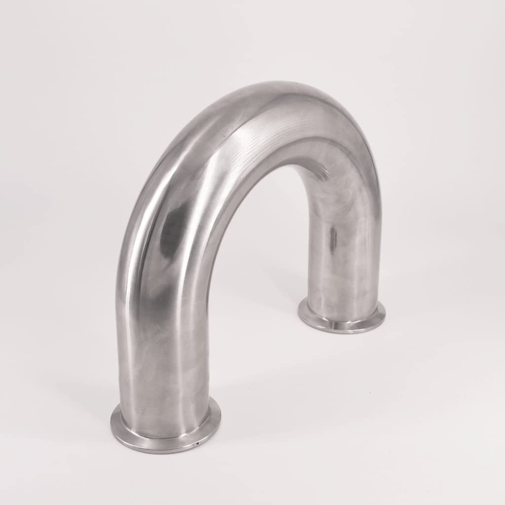 Tubo Bobina Inossidabile Tubo Bobina Sanitaria In Acciaio SUS304: Per Homebrew, Lunghezza 4-24", Morsetto 38 Mm Bobina Raffreddamento 38 Mm