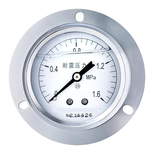Manómetro axial YTN-60ZT en acero inoxidable de alta precisión para entornos industriales